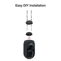 Orion 4MP smart indoor pan and tilt camera, black Grid Connect Wi-Fi security camera