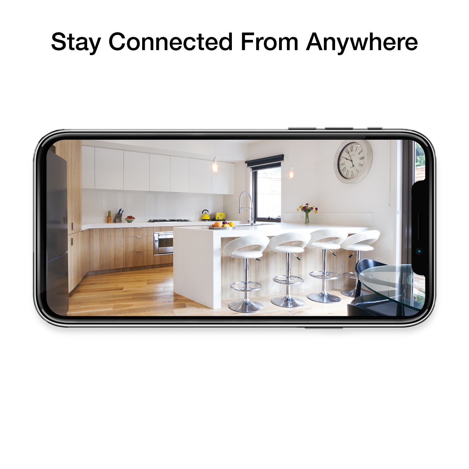 Orion 4MP smart indoor pan and tilt camera, black Grid Connect Wi-Fi security camera