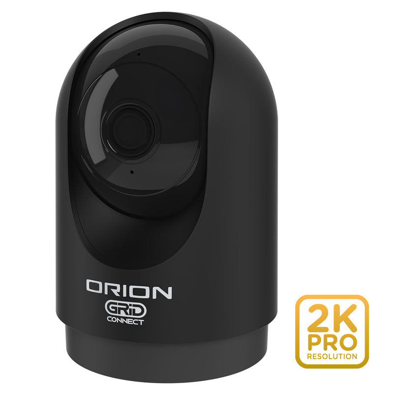 Orion Black Grid Connect Smart 4MP Indoor Pan and Tilt Security Camera