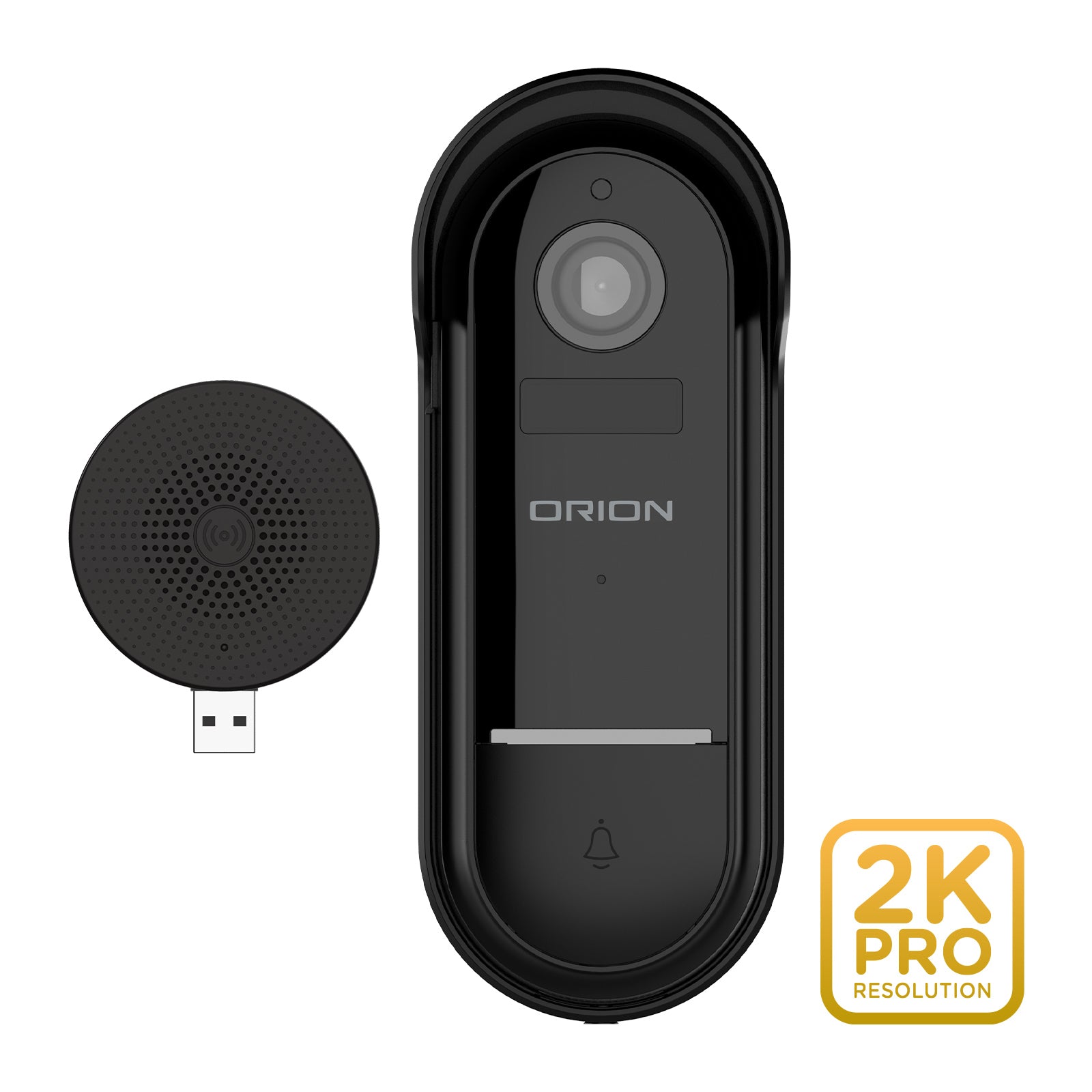 Orion Grid Connect Smart 2K-Pro Rechargeable Video Doorbell Security Camera