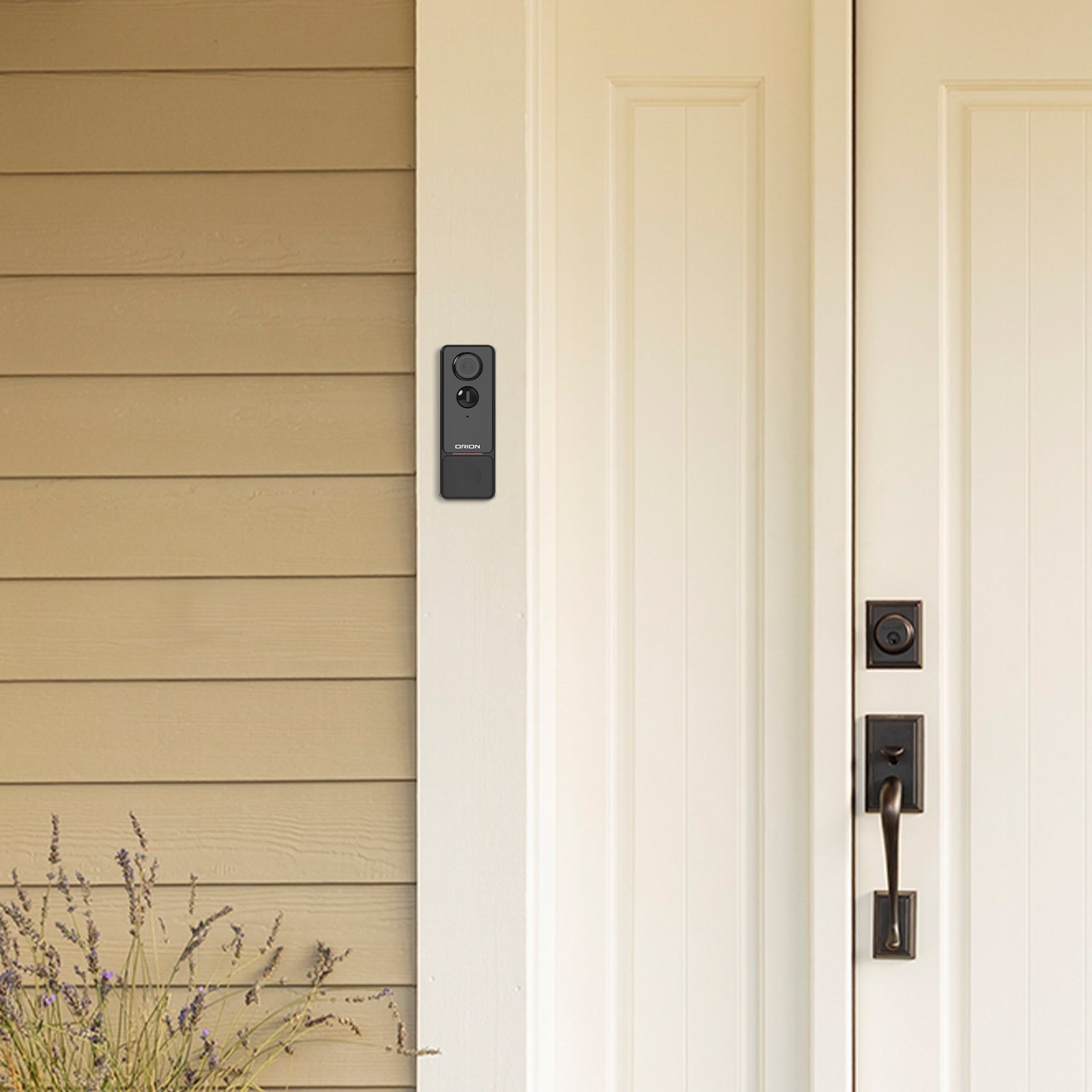 Orion Smart Rechargeable Video Doorbell Camera Wi-Fi home security Smart with Grid Connect