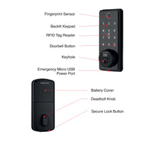 Orion Grid Connect Smart Deadbolt Lock Wi-Fi door security Smart with Grid Connect