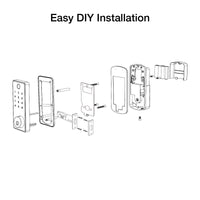 Orion Grid Connect Smart Deadbolt Lock Wi-Fi door security Smart with Grid Connect