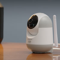 Orion 1080p HD smart pan and tilt security camera, white Grid Connect Wi-Fi camera