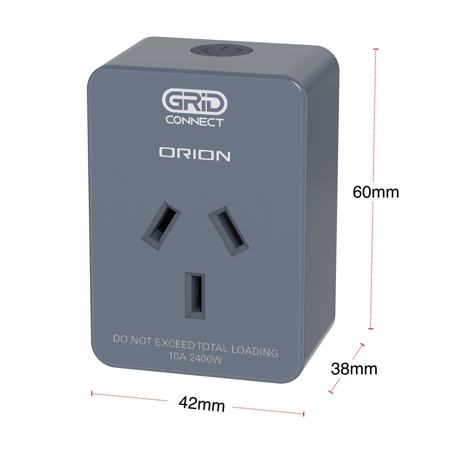 Orion smart wireless hub with socket, Grid Connect home automation hub