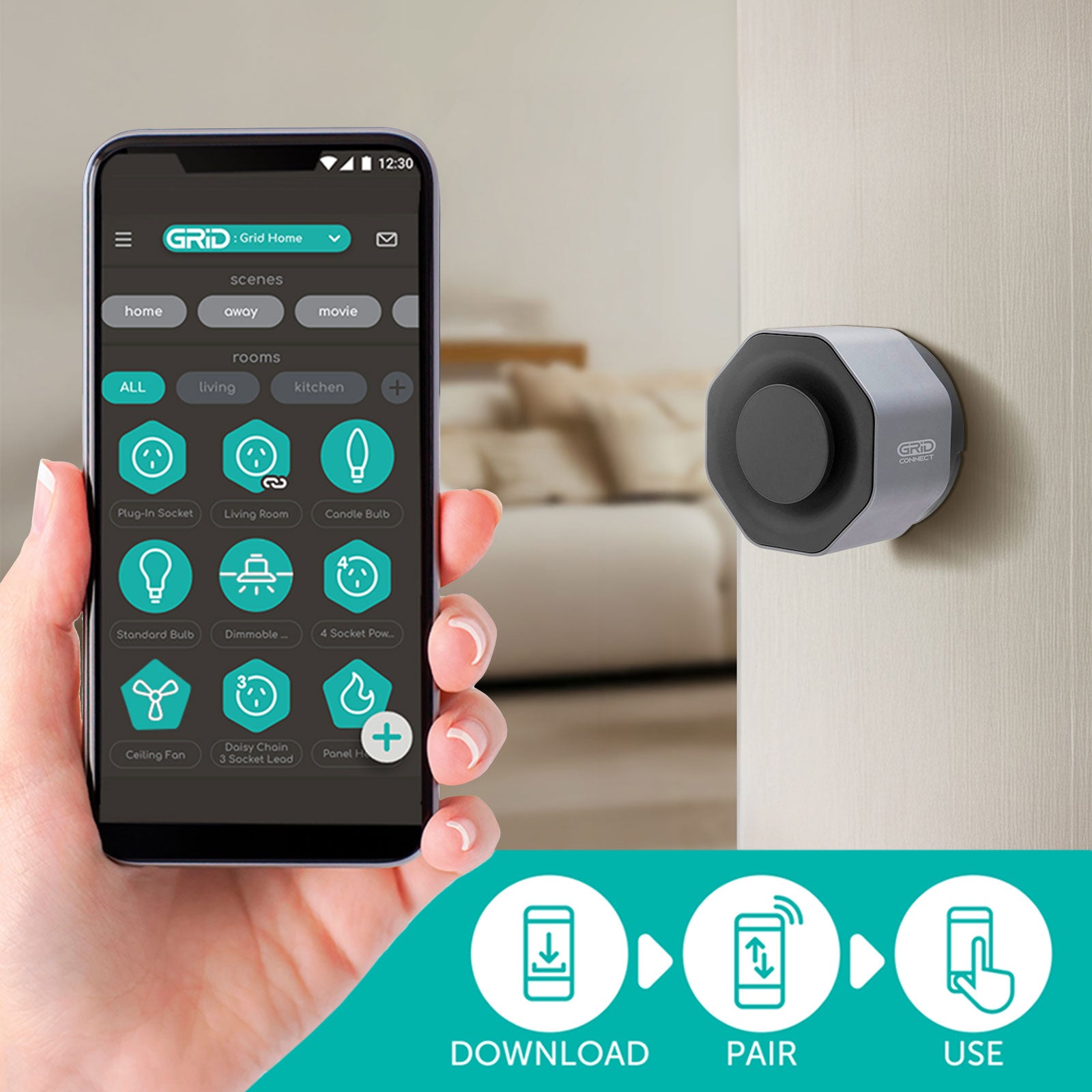 Orion Grid Connect Smart Wi-Fi Deadbolt Lock Controller