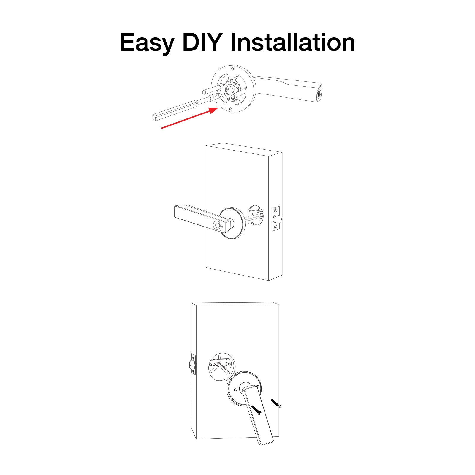 Orion Grid Connect Smart Wi-Fi Door Handle Lock