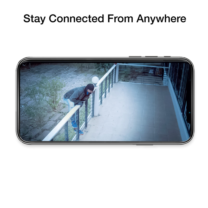 Orion Grid Connect Smart HD 3MP Security Camera with Twin LED Floodlight