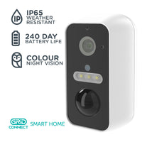 Orion Grid Connect Smart Rechargeable 2K-Pro Wireless Security Camera