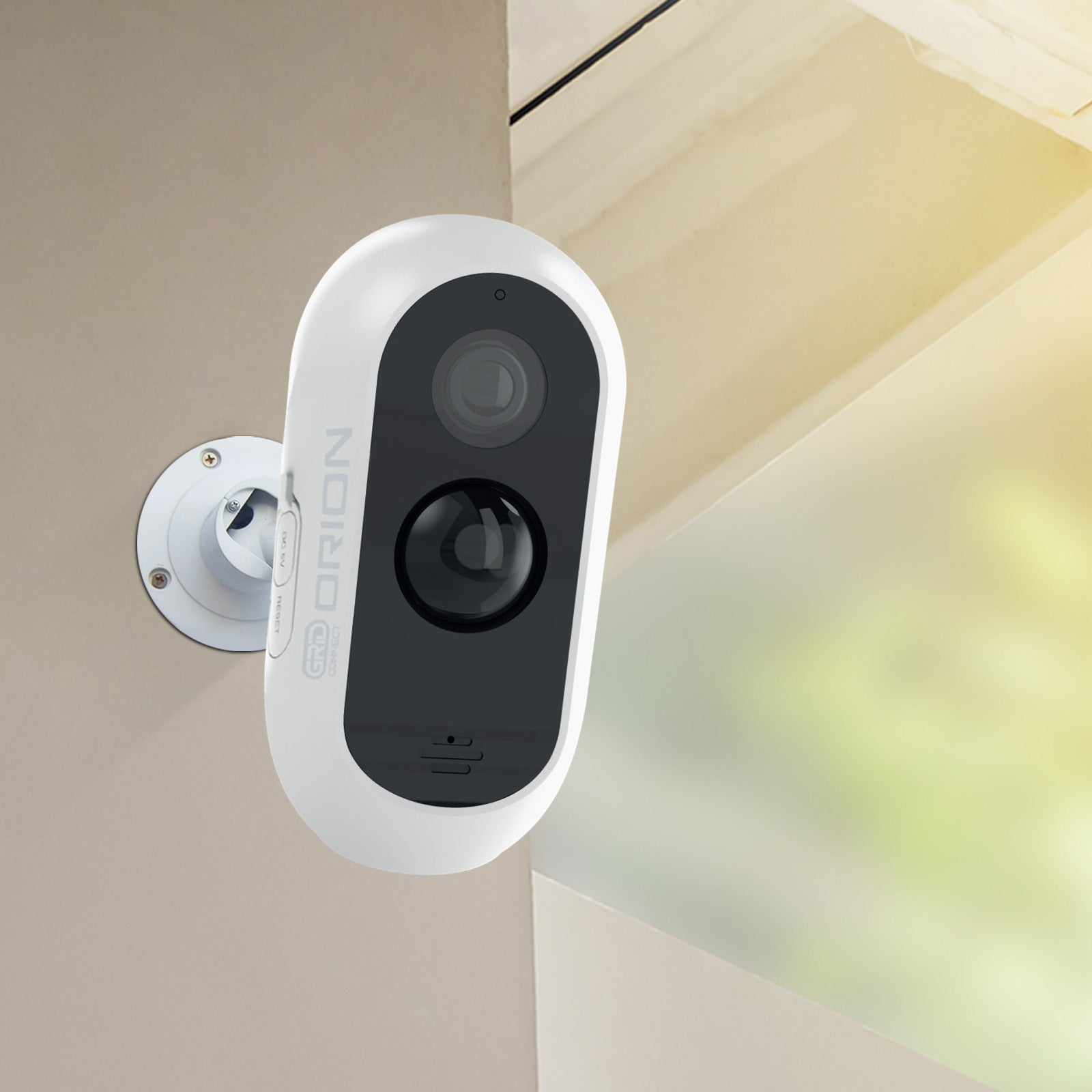 Orion Grid Connect Smart Rechargeable 2K Wireless Security Camera – 4 Pack