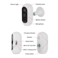Orion Grid Connect Smart Rechargeable 2K Wireless Security Camera