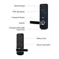 Orion Grid Connect Smart Wi-Fi Entrance Lock keyless home security
