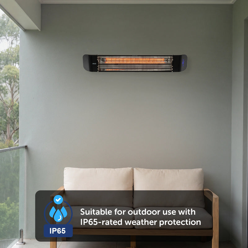 Arlec 2400W Black Instant Infrared Heater