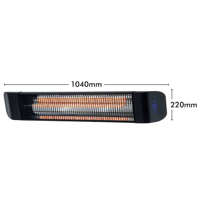 Arlec 2400W Black Instant Infrared Heater