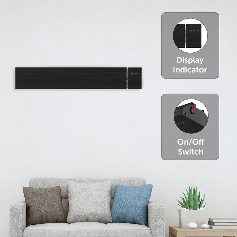 Arlec Alfresco Grid Connect Smart 2400W Strip Heater with Remote