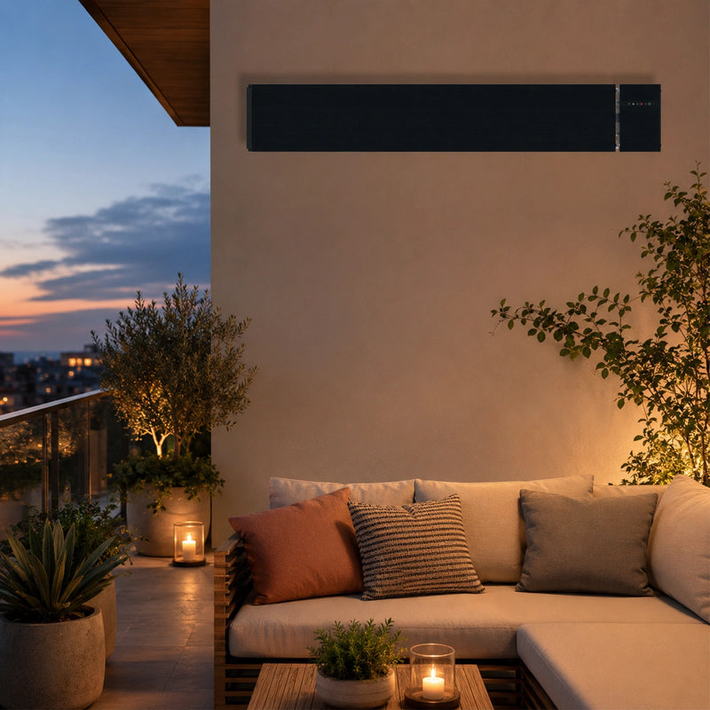 Arlec Alfresco Grid Connect Smart 2400W Strip Heater with Remote