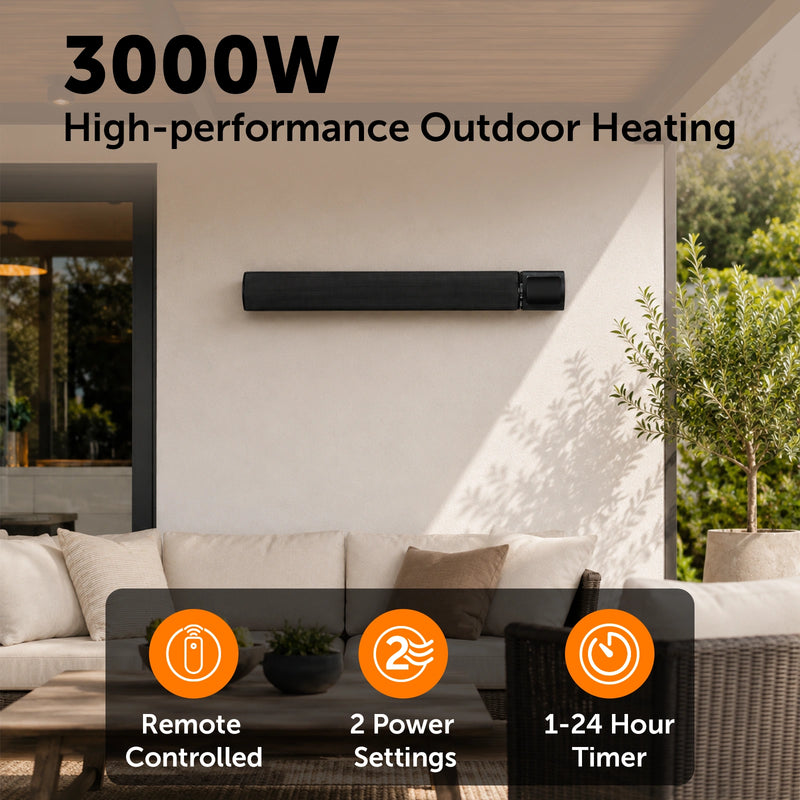Arlec 3000W Grid Connect Smart Radiant Strip Heater