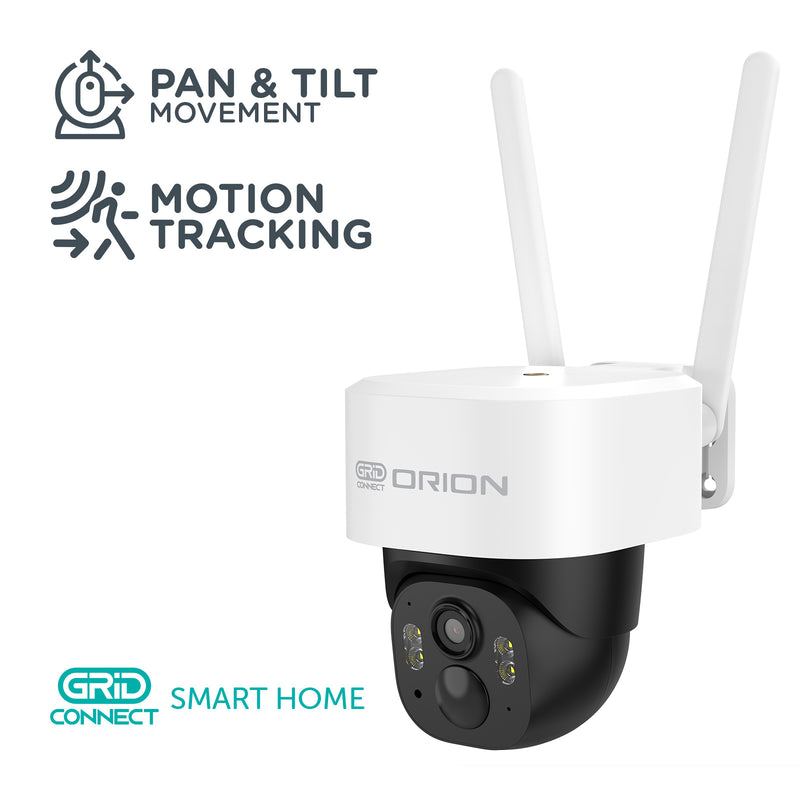 Orion Smart 4G Rechargeable Security Camera With 5W Solar Panel – Grid ...