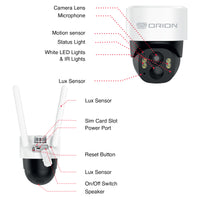 Orion Smart 4G Rechargeable Security Camera With 5W Solar Panel