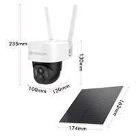 Orion Smart 4G Rechargeable Security Camera With 5W Solar Panel