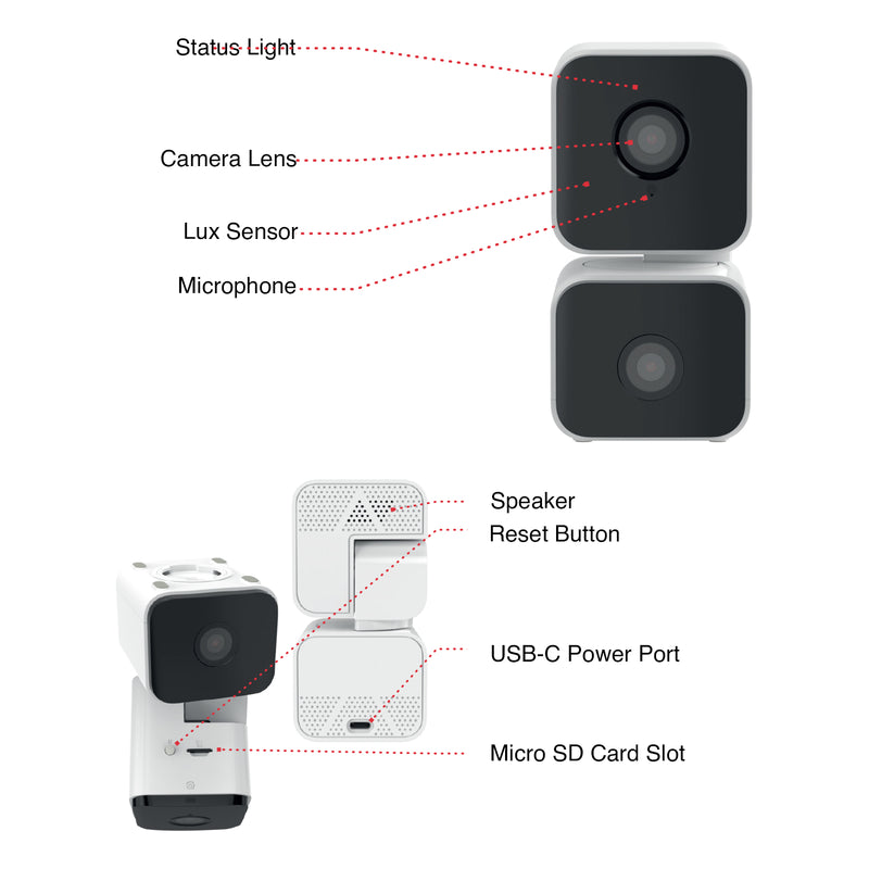 Orion Grid Connect Smart Dual Lens Pan and Tilt Security Camera