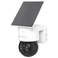 Orion Smart WiFi Rechargeable 2K PTZ 3W Solar Security Camera
