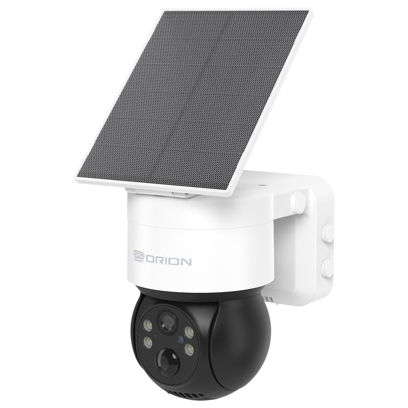 Orion Smart WiFi Rechargeable 2K PTZ 3W Solar Security Camera
