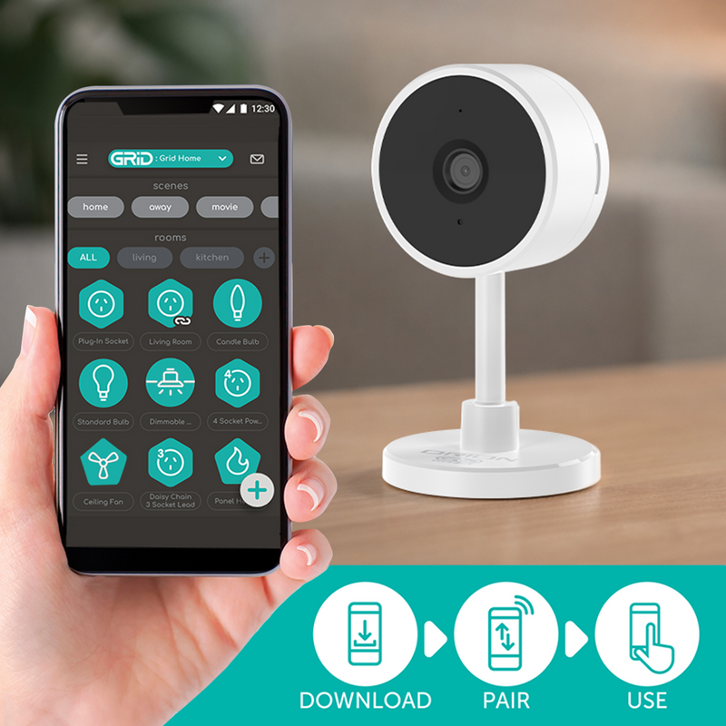 Orion Grid Connect Smart 2K Stationary Security Camera