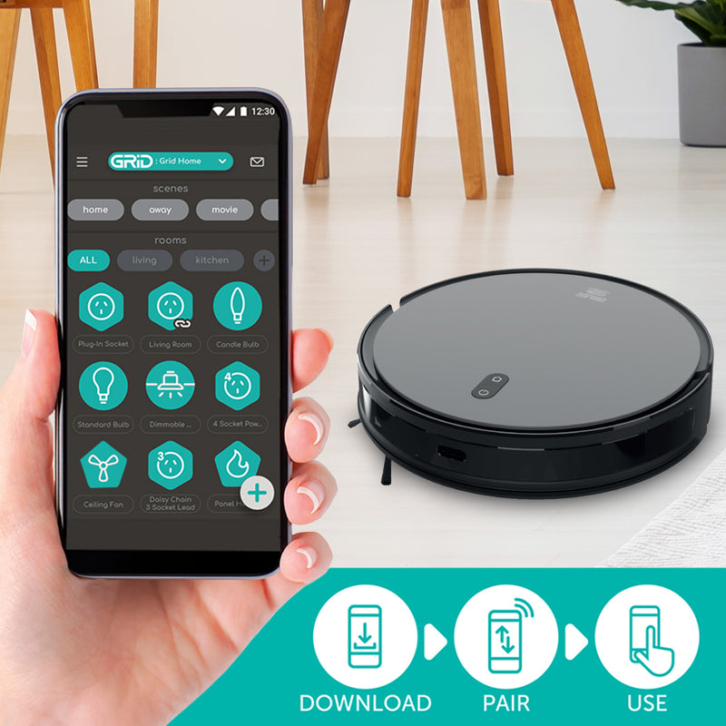 Arlec Lumiray Grid Connect Smart Laser Robotic Vacuum