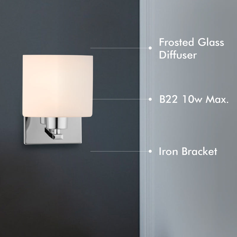 Verve Design Grid Connect Smart 40W Interior Wall Light with Smart LED Globe