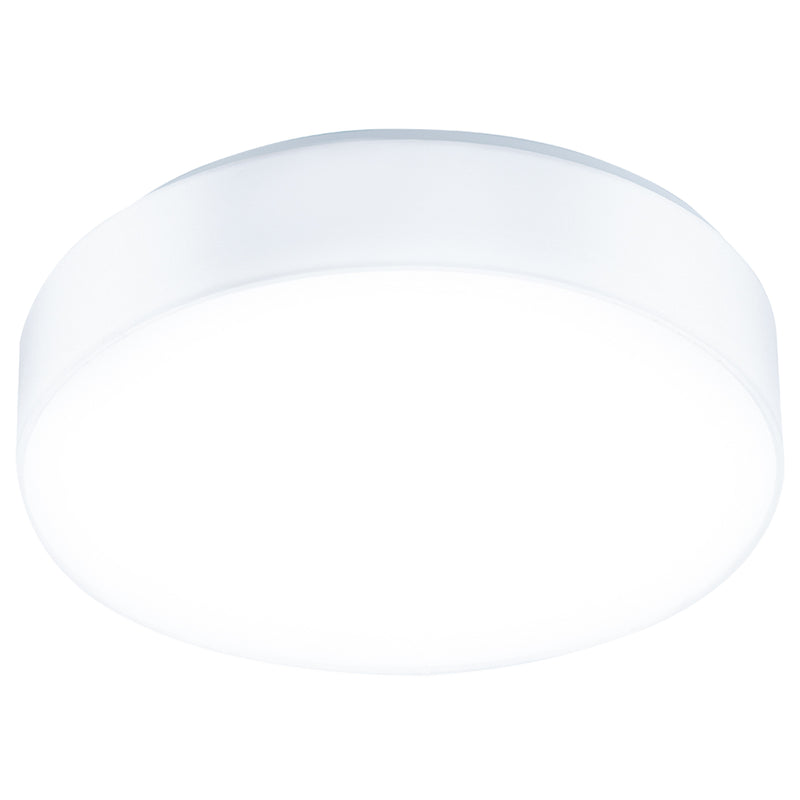 Verve Design Grid Connect Smart 24W LED Fabric Shade Ceiling Light – White