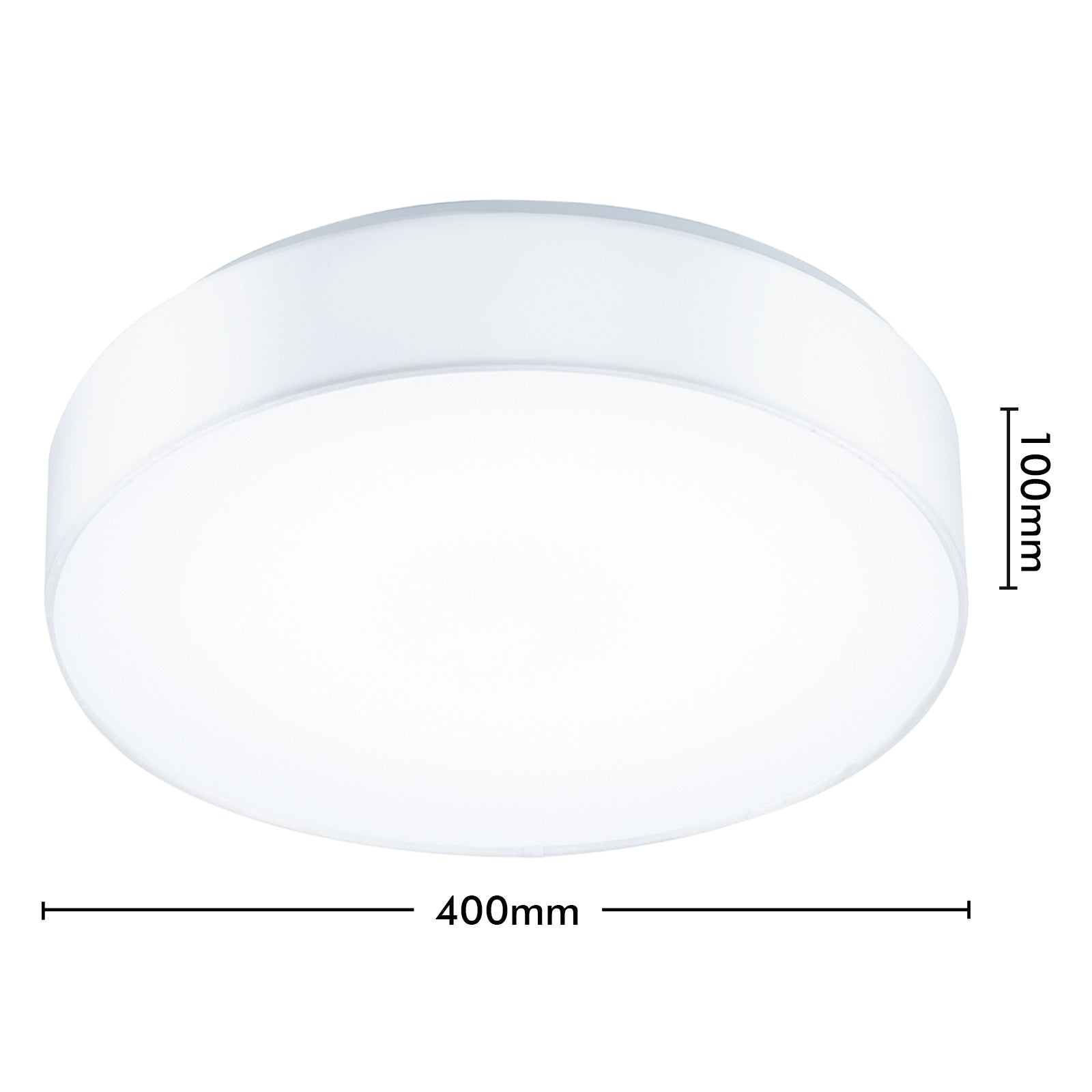 Verve Design Grid Connect Smart 24W LED Fabric Shade Ceiling Light – White