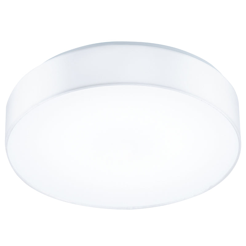 Verve Design Grid Connect Smart 24W LED Fabric Shade Ceiling Light – White