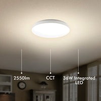 Verve Design 36W Grid Connect Smart LED Hana Ceiling Light Wi-Fi home lighting with Grid Connect 