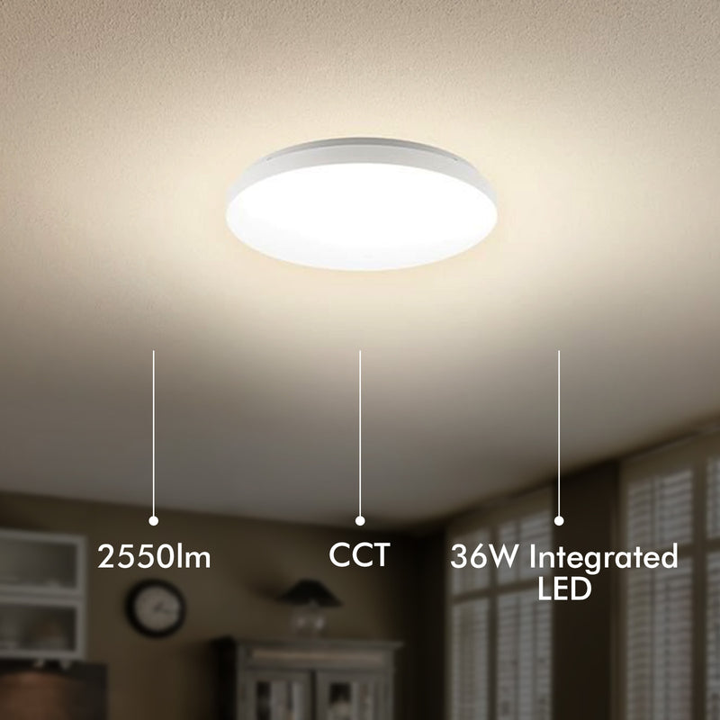 Verve Design 36W Grid Connect Smart LED Hana Ceiling Light Wi-Fi home lighting with Grid Connect 