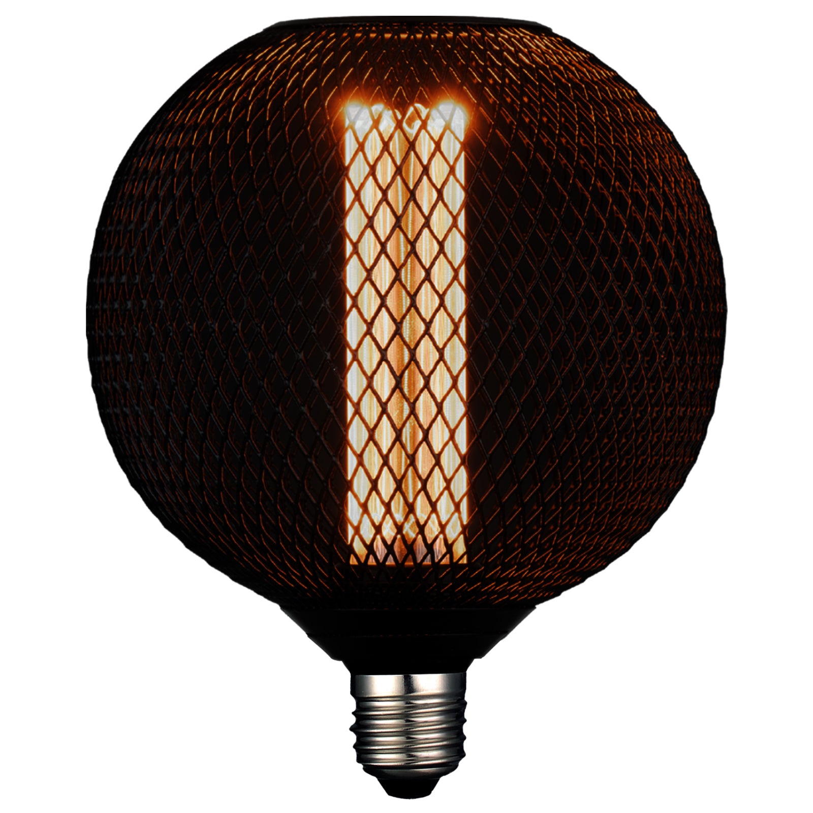Verve Design Grid Connect Smart Black Mesh E27 120lm Decorative LED 4W Globe