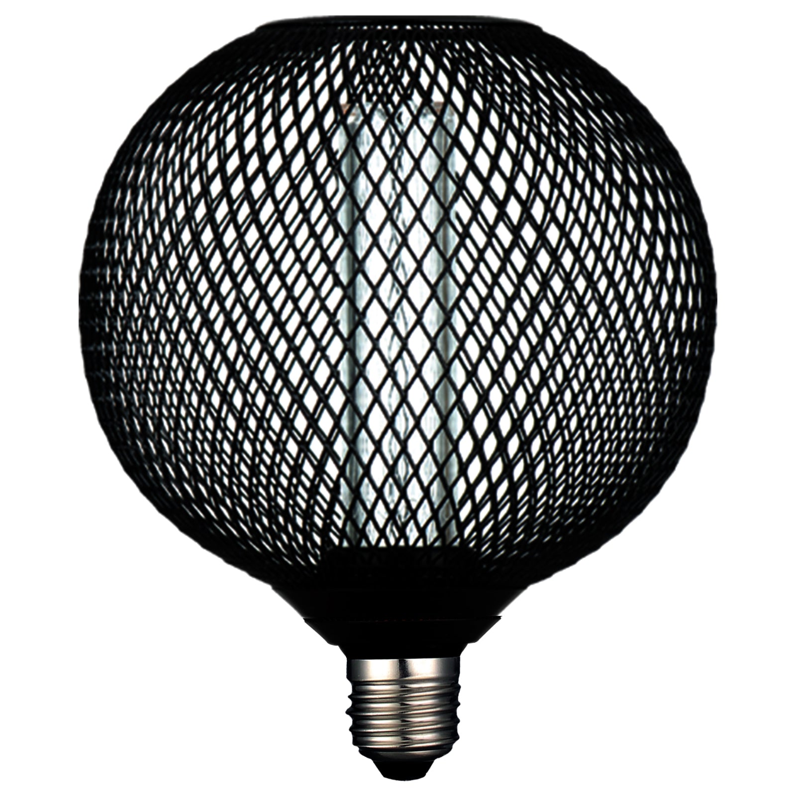 Verve Design Grid Connect Smart Black Mesh E27 120lm Decorative LED 4W Globe