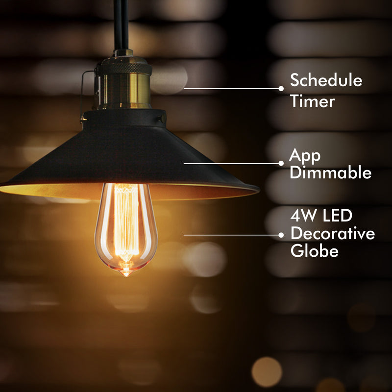 Verve Design Grid Connect Smart ST64 E27 180lm Decorative LED 4W Globe