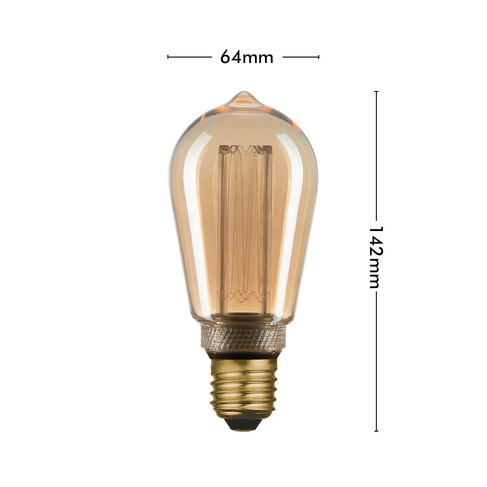 Verve Design Grid Connect Smart ST64 E27 180lm Decorative LED 4W Globe