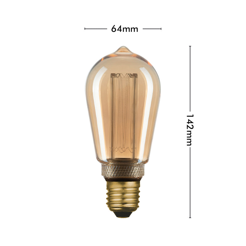 Verve Design Grid Connect Smart ST64 E27 180lm Decorative LED 4W Globe