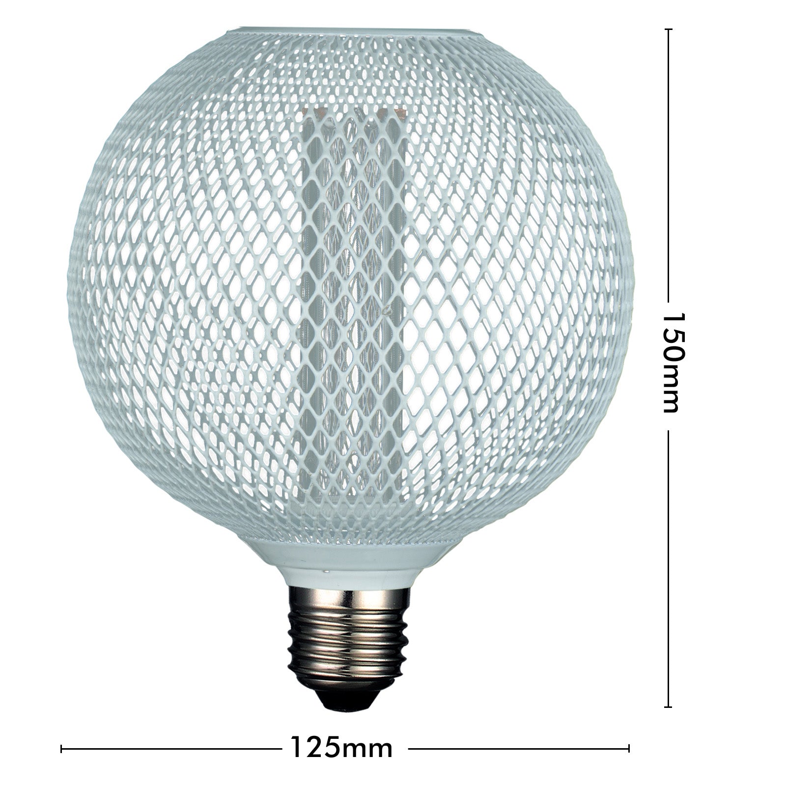 Verve Design Grid Connect Smart White Mesh E27 120lm Decorative LED 4W Globe
