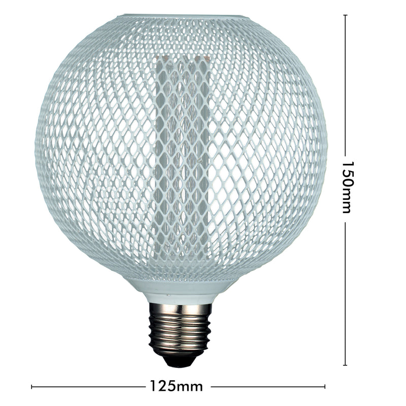 Verve Design Grid Connect Smart White Mesh E27 120lm Decorative LED 4W Globe