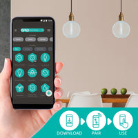 Verve Design Grid Connect Smart White Mesh E27 120lm Decorative LED 4W Globe
