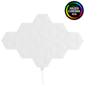 Arlec Grid Connect Smart Modular Hexagon Lights 9-Piece with Razer Chroma